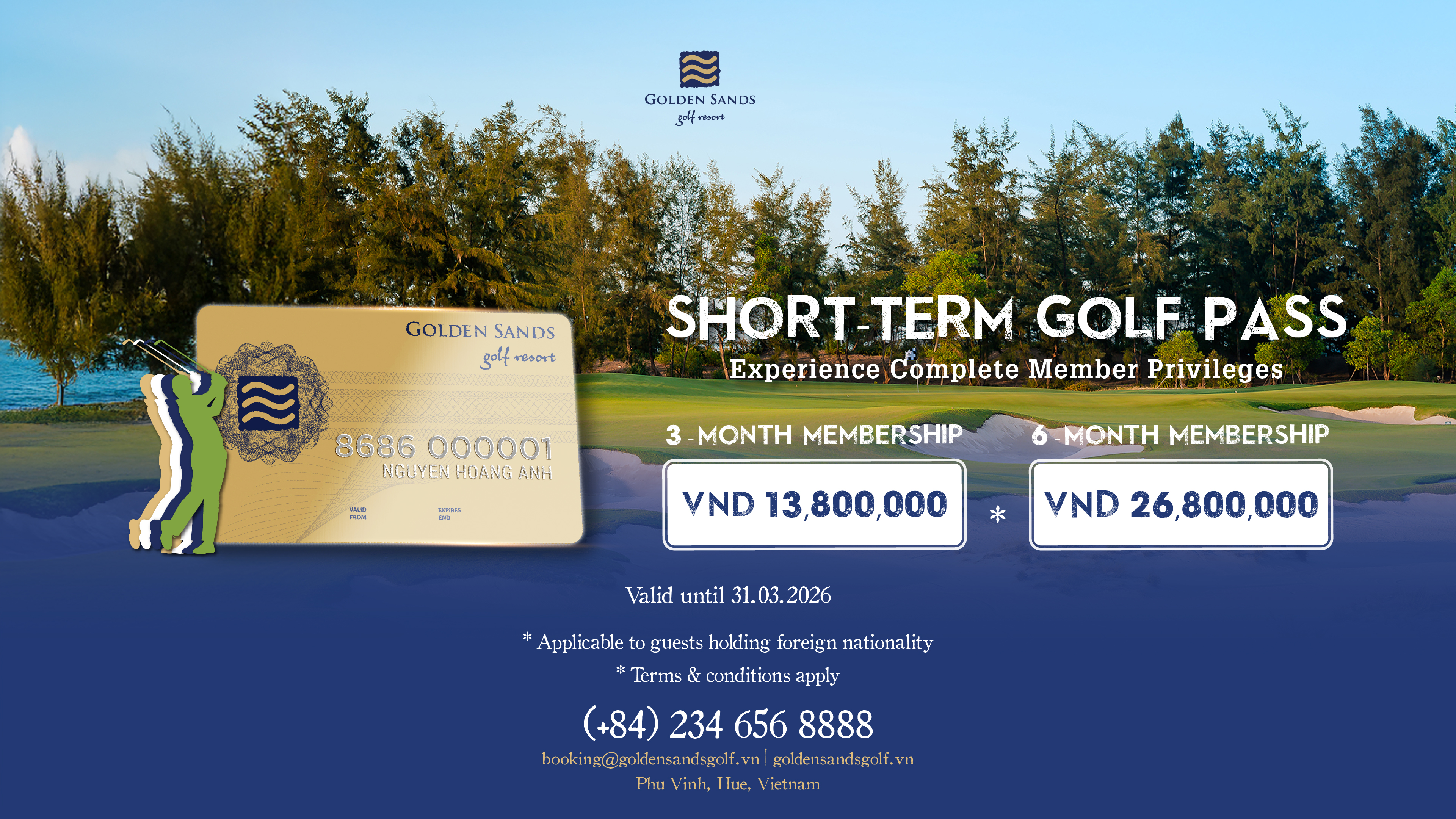 SHORT-TERM GOLF PASS